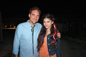 Fallon with Director Shaun Peterson