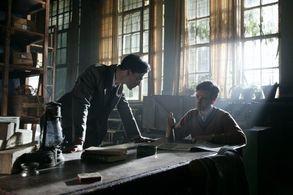 Still of Francesco Martino and Giulio Pampiglione in Don Gnocchi
