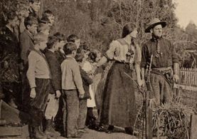 Gilbert M. 'Broncho Billy' Anderson and Gladys Field in The Bad Man's Downfall (1911)