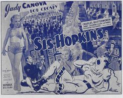 Mary Ainslee, Charles Butterworth, Judy Canova, and Jerry Colonna in Sis Hopkins (1941)