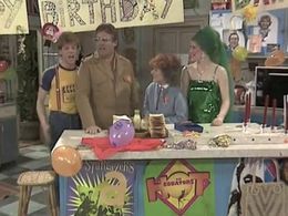 Andrea Arnold, Christopher Biggins, Sandi Toksvig, and Nick Staverson in No 73 (1982)