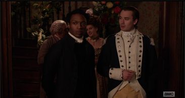 Seth Numrich and Gentry White in TURN: Washington's Spies (2014)