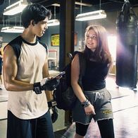 Still of Emma Kenney and Luca Oriel, Shameless, Season 5