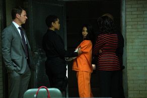 Scott Foley, Khandi Alexander, Kerry Washington, and Qualiema Green in Scandal (2012)