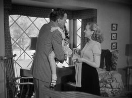 Joseph Cotten, Stephanie King, and Teresa Wright in The Steel Trap (1952)