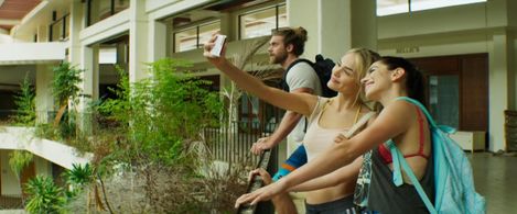 Bianca Haase and Brock O'Hurn in The Resort (2021)
