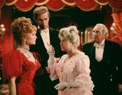 Debbie Reynolds, Ed Begley, Hermione Baddeley, and Harve Presnell in The Unsinkable Molly Brown (1964)