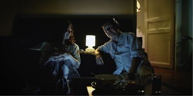 Francis Van Litsenborgh and Ina Mihalache in Solange and the living (2016)