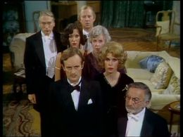 Jeremy Child, Davy Kaye, Joanna Lumley, David McCallum, Nan Munro, Jennie Stoller, and Jeffry Wickham in Sapphire & Stee