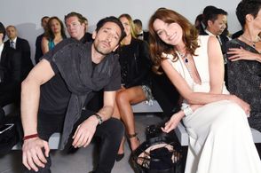 Adrien Brody and Carla Bruni