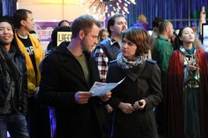 Carmine Giovinazzo and Anna Belknap in CSI: NY (2004)