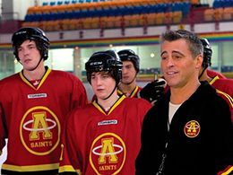Matt LeBlanc, Harry McEntire, and Sam Palladio in Episodes (2011)