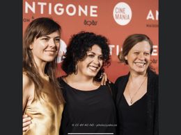 Sophie Deraspe, Natalie Tannous, Isabelle Couture au lancement d’Antigone au théêtre Outremont à montréal le 5 novembre 