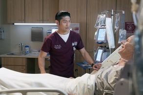 Daniel J. Travanti and Brian Tee in Chicago Med (2015)