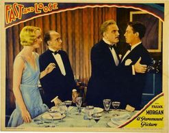 Miriam Hopkins, Frank Morgan, Henry Wadsworth, and Barry O'Moore in Fast and Loose (1930)