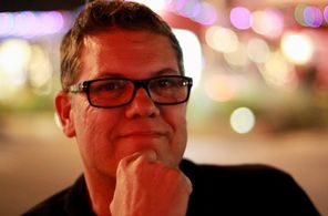 Director John P. Aguirre at Sunset Plaza