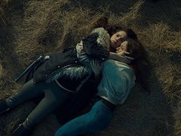 Melanie Scrofano and Dominique Provost-Chalkley in Wynonna Earp (2016)