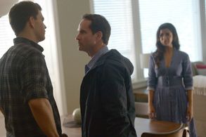 Jason Patric, Nimrat Kaur, and Josh Helman in Wayward Pines (2015)