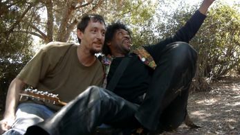 Film: Staying Clean. On set with fellow actor.