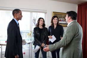 On set of The Star City Murders