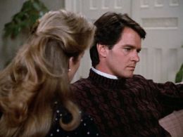 Leann Hunley and Gordon Thomson in Dynasty (1981)