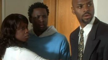 Kariem Marbury, Roderick McCarthy and Lisa Deschanel in Pastor Jones II: Samuel and Delia
