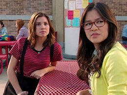 Tiffany Espensen and Olivia Stuck in Kirby Buckets (2014)