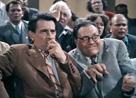 Anatoliy Dudorov and Andrey Tutyshkin in The Boys from Leningrad (1954)