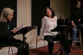 With Lynn Cohen at The Dramatists Guild, New York