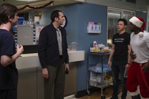 Freddie Highmore, Rell Battle, and Ricky He in The Good Doctor (2017)