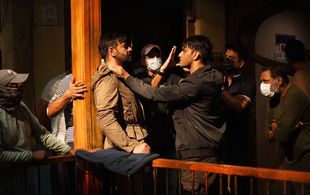 Ajay Devgn and Rajesh Mapuskar in Rudra: The Edge of Darkness (2022)