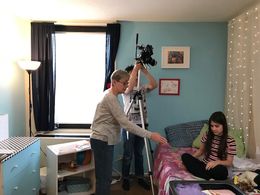 Directing opening scene for Dreaming Tango