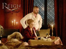 Megan Follows and Alan Van Sprang in Reign (2013)