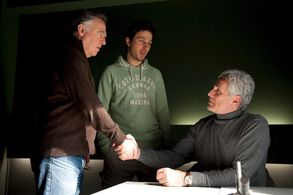 Gojko Mitic, Andreas Schmidt-Schaller, and Pablo Sprungala in Leipzig Homicide (2001)