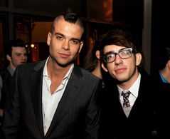 Mark Salling and Kevin McHale at an event for New Year's Eve (2011)