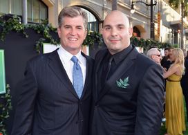 Jim Whitaker and Ahmet Zappa at an event for The Odd Life of Timothy Green (2012)