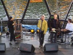 Michael Stipe, Billy Bragg, and Natalie Merchant in Time Capsule (1990)