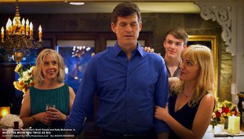 Kathy Patterson, Paul Hickert, Brett Temple and Kelly McAndrew in WHEN THE MOON WAS TWICE AS BIG © 2014 The Sum Of Our P