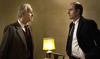 Valerio Mastandrea and Toni Servillo in Long Live Freedom (2013)