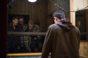 On set for The Summer House