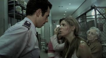 Manuela Velasco, María Teresa Ortega, Jorge-Yamam Serrano, and Claudia Silva in REC (2007)