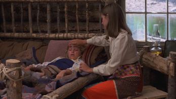 Susan Damante and Hollye Holmes in The Adventures of the Wilderness Family (1975)