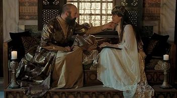 Halit Ergenç and Cansu Dere in The Magnificent Century (2011)