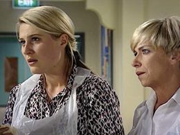 Judith McGrath and Kirrily White in All Saints (1998)