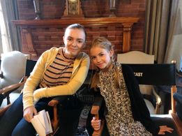 Castle Rock set with Elsie Fisher