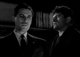 John Hodiak and Lou Nova in Somewhere in the Night (1946)