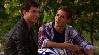 Jorge Blanco and Diego Domínguez in Violetta (2012)
