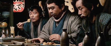Shirô Itô, Shinsuke Minami, and Mutsuo Totsuka in Zatoichi and the One-Armed Swordsman (1971)