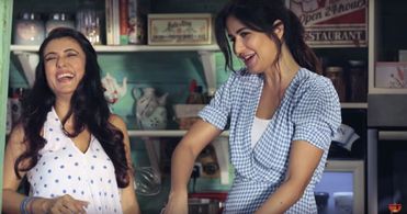 Katrina Kaif and Mini Mathur in The Mini Truck (2017)