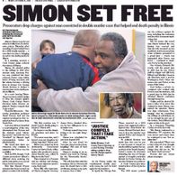 Shawn Rech hugs Alstory Simon in 